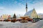 Romantic church on a sunny winters day in Tallinn